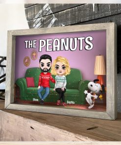 Personalized Couple Canvas, Christmas Gifts For Couple