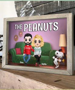 Personalized Couple Canvas, Christmas Gifts For Couple