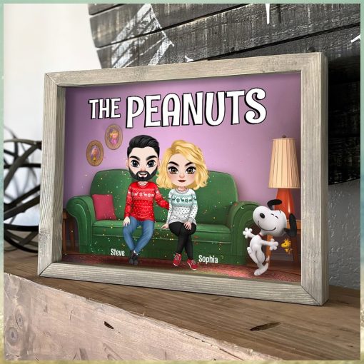 Personalized Couple Canvas, Christmas Gifts For Couple