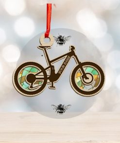 Personalized Cycling Bicycle Christmas Ornament