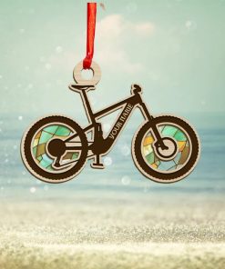 Personalized Cycling Bicycle Christmas Ornament