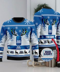 Personalized Deer Bud Light Ugly Sweater