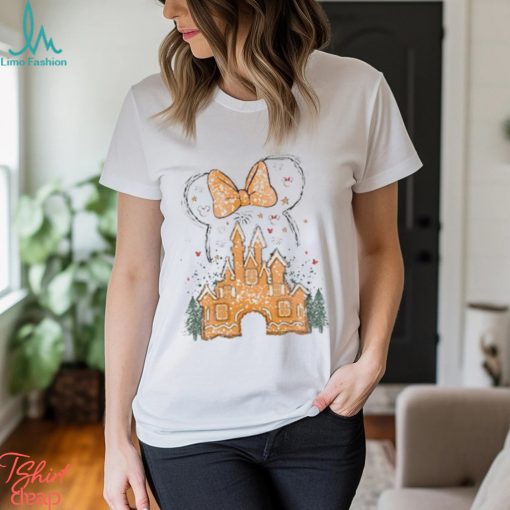 Personalized Disney Gingerbread Castle Shirt, Custom Disney Christmas Family Shirt