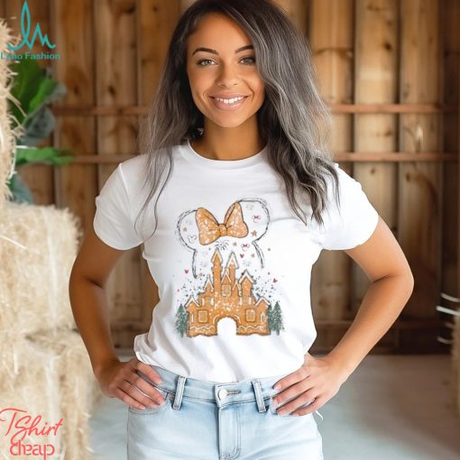 Personalized Disney Gingerbread Castle Shirt, Custom Disney Christmas Family Shirt