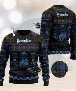 Personalized Harry Potter Ravenclaw Ugly Christmas Sweaters