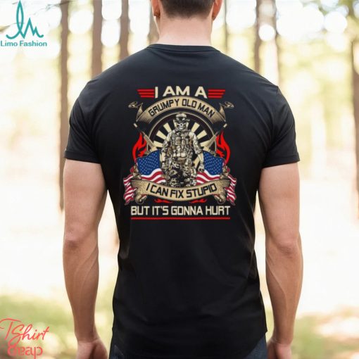 Personalized I Am A Grumpy Old Man I Can Fix Shirt