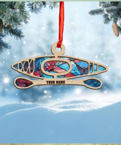 Personalized Kayak Suncatcher Ornament