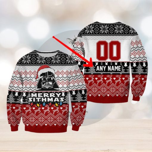 Personalized Merry Sithmas Ugly Sweater