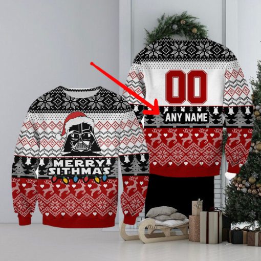 Personalized Merry Sithmas Ugly Sweater