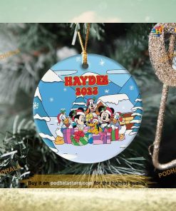 Personalized Mickey & Friends First 2023 Disneyland Trip, Disney Christmas Ornaments