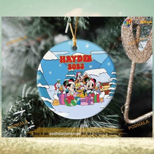 Personalized Mickey & Friends First 2023 Disneyland Trip, Disney Christmas Ornaments