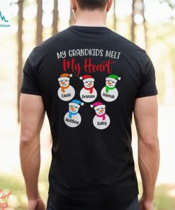 Personalized My Grandkids Melt My Heart Shirt