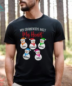 Personalized My Grandkids Melt My Heart Shirt