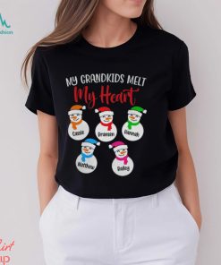 Personalized My Grandkids Melt My Heart Shirt