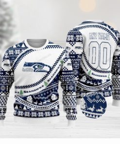 Personalized Nfl Seattle Seahawks Custom Ugly Christmas Sweaters