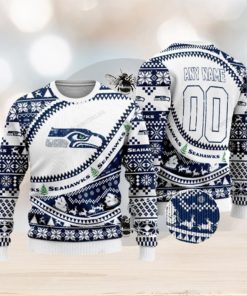 Personalized Nfl Seattle Seahawks Custom Ugly Christmas Sweaters