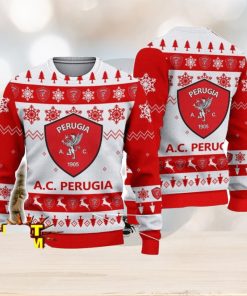 Perugia Team Football Lega Serie A Ugly Christmas Sweater Christmas Gift