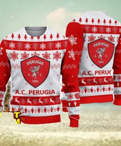 Perugia Team Football Lega Serie A Ugly Christmas Sweater Christmas Gift