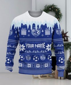 Peterhead FC Logo Ugly Christmas Sweater New Gift For Men And Women Custom Name Custom Name