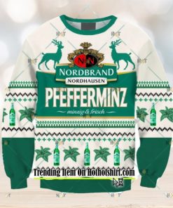 Pfeffi Brewery Light Green 3D Ugly Christmas Sweater