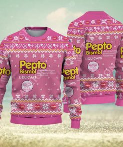 Pharmacy Nurse Medical pepto bismol liquicaps Ugly Christmas Sweater