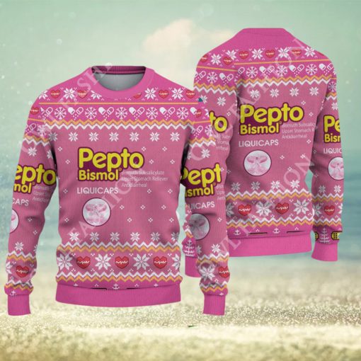 Pharmacy Nurse Medical pepto bismol liquicaps Ugly Christmas Sweater