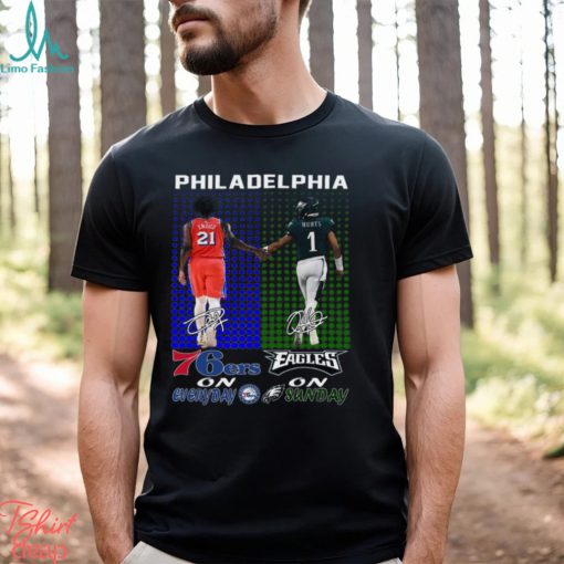 Philadelphia 76ers On Everyday Philadelphia On Sunday T Shirt