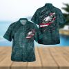 Bigfoot Festive Hawaiian Shirt, Santa Claus Shirt