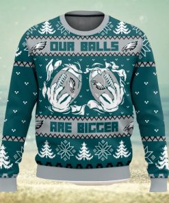 Philadelphia Eagles Ball Ugly Sweater 3D Printed Men And Women Christmas Gift