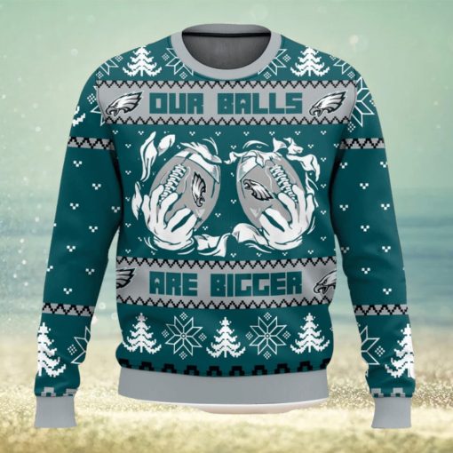 Philadelphia Eagles Ball Ugly Sweater 3D Printed Men And Women Christmas Gift