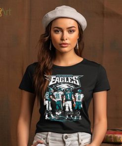 Philadelphia Eagles Kelce Cox Hurts Swift Signatures Shirt