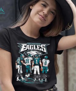 Philadelphia Eagles Kelce Cox Hurts Swift Signatures Shirt
