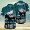 Philadelphia Eagles Logo Coconut Tropical Hawaiian Shirt Beach Gift For Fans