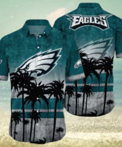 Philadelphia Eagles Logo Coconut Tropical Hawaiian Shirt Beach Gift For Fans