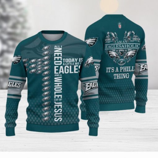 Philadelphia Eagles NFL Design 2023 Unisex Ugly Sweater