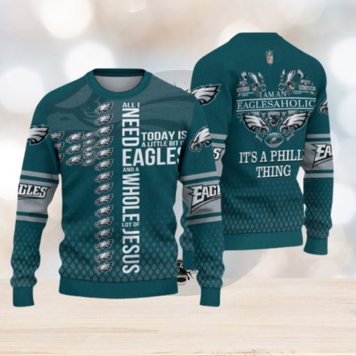 Philadelphia Eagles NFL Design 2023 Unisex Ugly Sweater