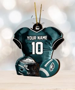 Philadelphia Eagles NFL Sport Ornament Custom Name And Number