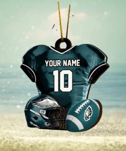 Philadelphia Eagles NFL Sport Ornament Custom Name And Number