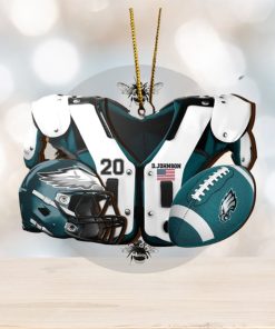 Philadelphia Eagles NFL Sport Ornament Custom Your Name And Number