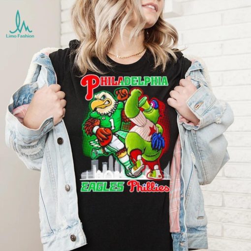 Philadelphia Eagles Phillies Mascot T Shirt