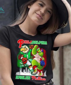 Philadelphia Eagles Phillies Mascot T Shirt