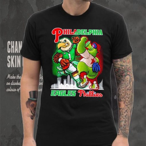 Philadelphia Eagles Phillies Mascot T Shirt