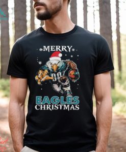 Philadelphia Eagles Santa Hat Merry Eagles Christmas Shirt