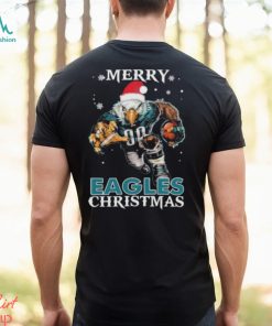 Philadelphia Eagles Santa Hat Merry Eagles Christmas Shirt