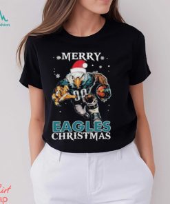 Philadelphia Eagles Santa Hat Merry Eagles Christmas Shirt