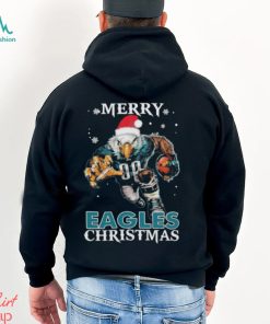 Philadelphia Eagles Santa Hat Merry Eagles Christmas Shirt