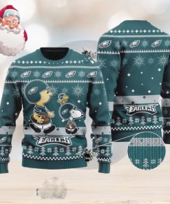 Philadelphia Eagles Snoopy LMTH Christmas AOP Sweater