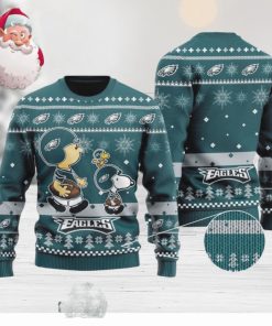 Philadelphia Eagles Snoopy LMTH Christmas AOP Sweater