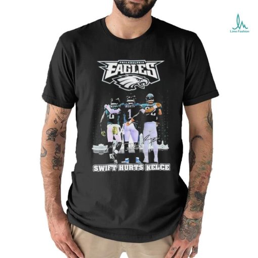 Philadelphia Eagles Swift Hurts Kelce Signatures shirt