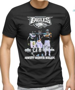 Philadelphia Eagles Swift Hurts Kelce Signatures shirt